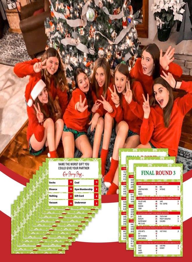 Xenseou Christmas Family Feud Game,Funny Christmas Party Games, Christmas Trivia Game, Family Feud Quiz Holiday Games for Groups SD-WF01 - Image 4